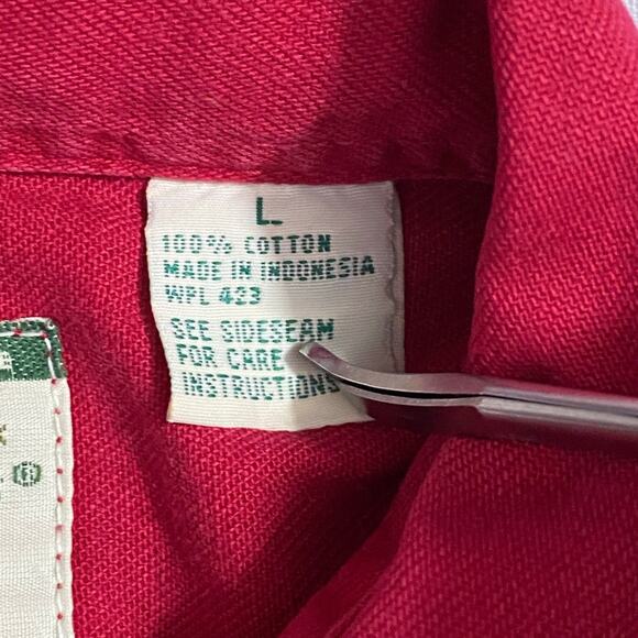 Vintage Levi’s Red Tab Shirt – Men’s Large, Red Button-Up, Long Sleeve, 90s/Y2K - Picture 8 of 11
